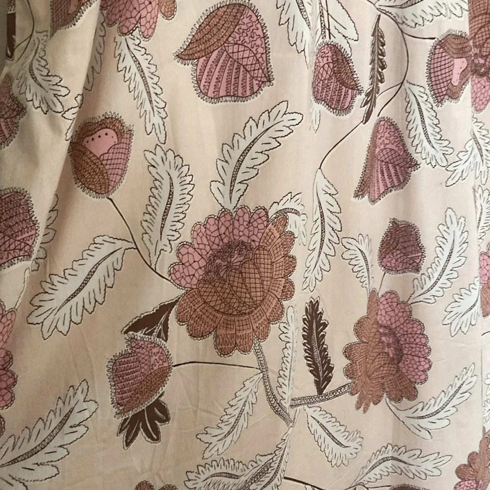 Spartina 449 Womens Midi Dress Size Large Meghan Floral Pastel Cottagecore - Picture 15 of 15